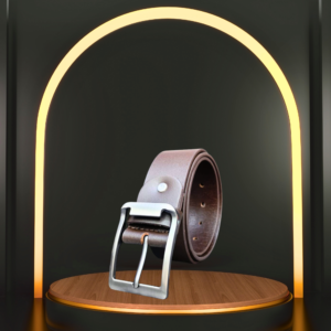 Leather belt Brown